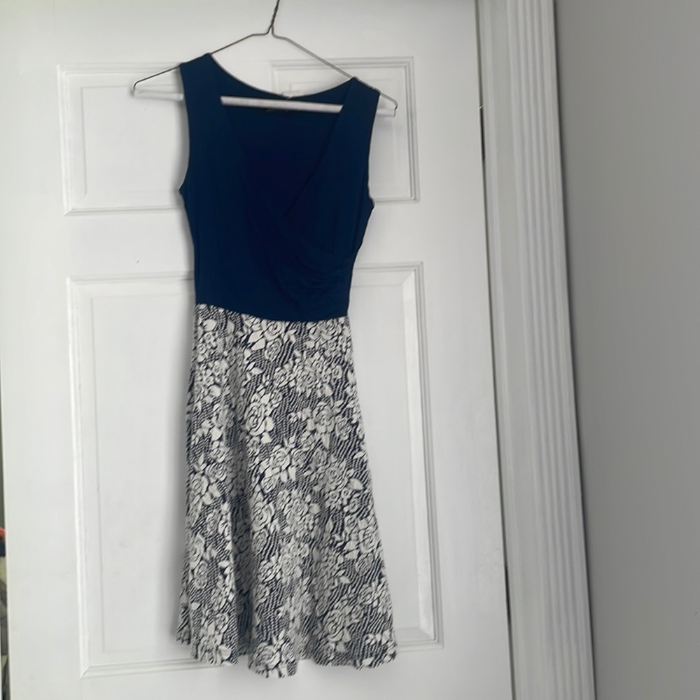 NWT Navy and White Dress